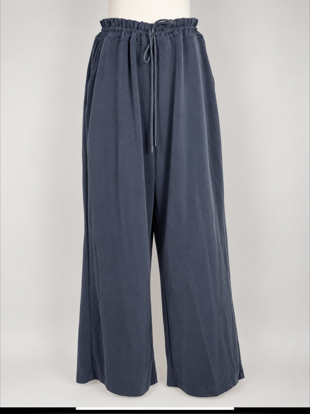 Athleta Seasoft Mid Rise Straight Pants 2X Slate Blue Tencel Modal #472259